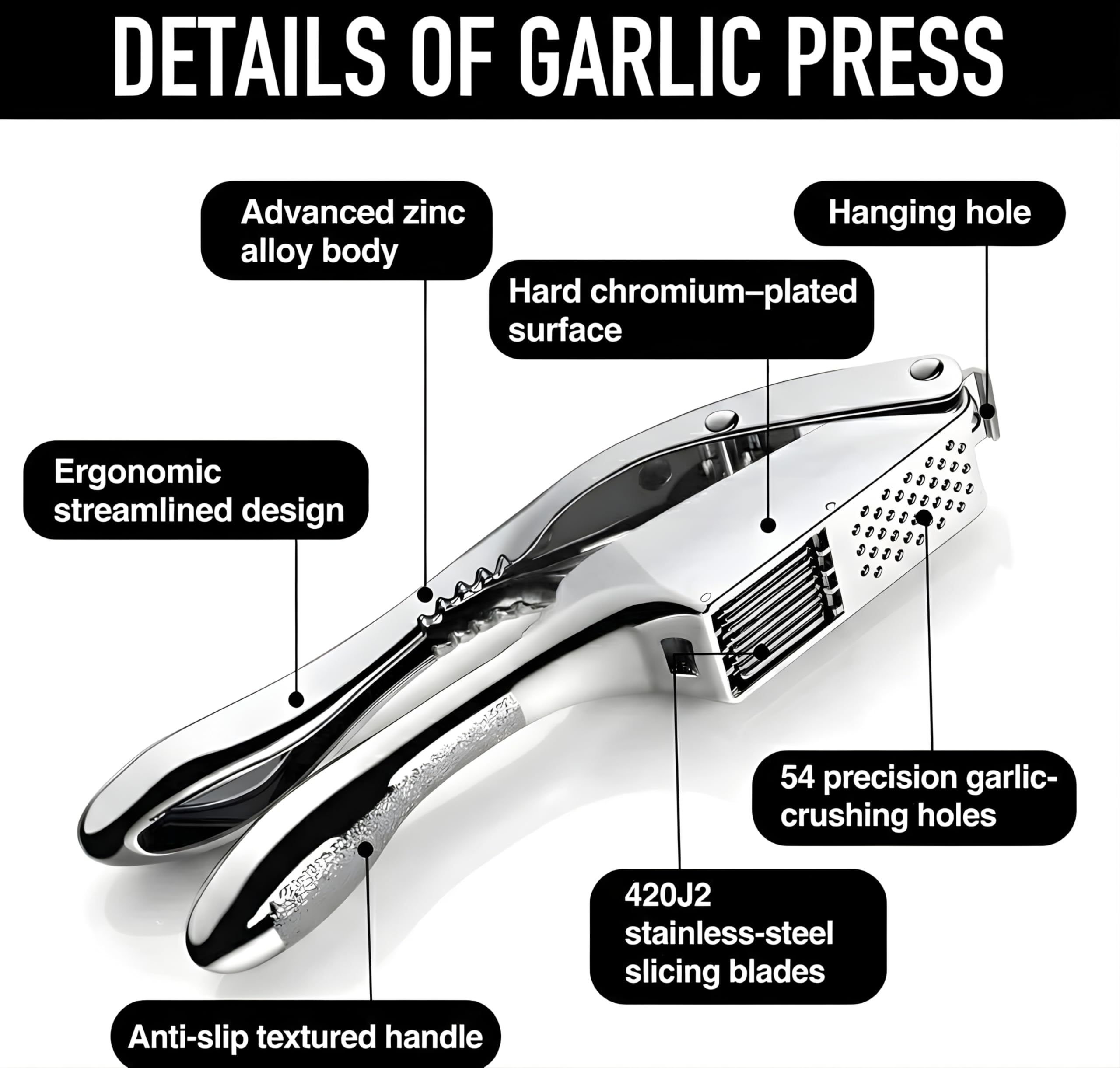 YourAll cleaning tool attachment for garlic press