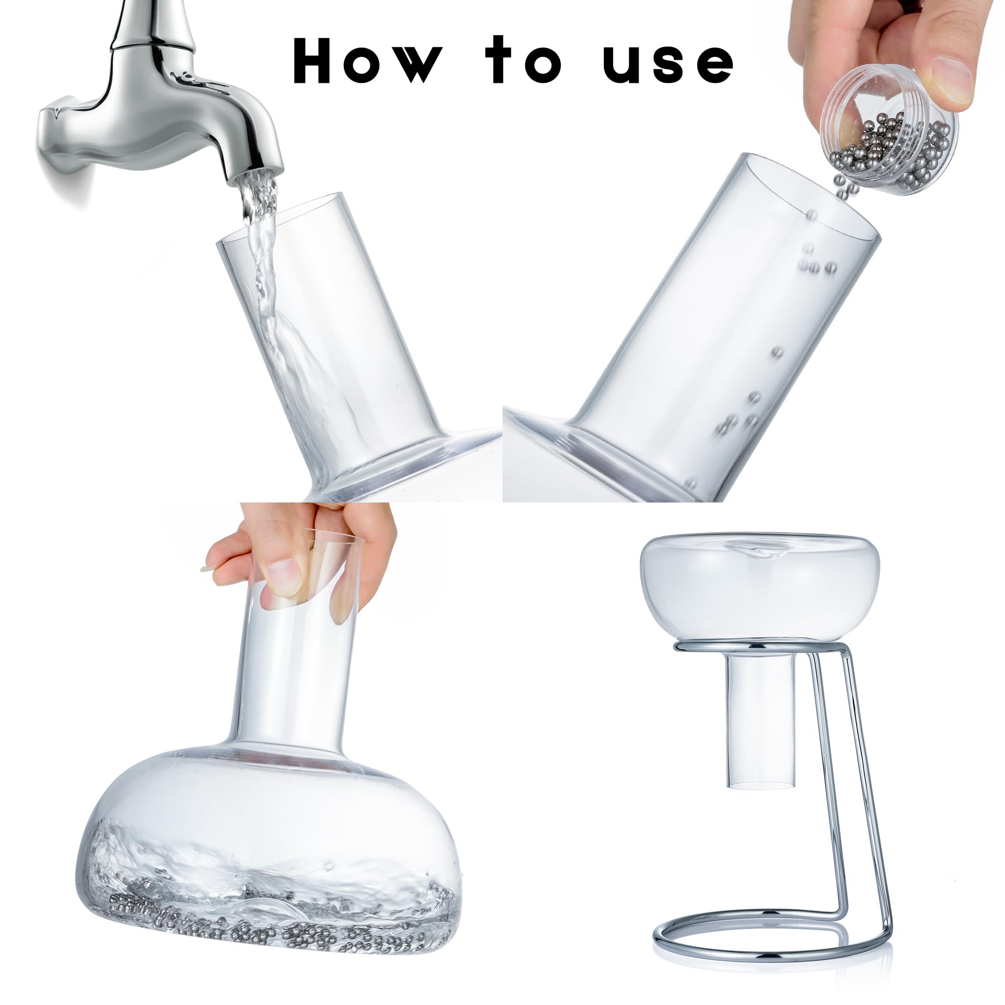 Stainless steel cleaning beads for YouYah decanter