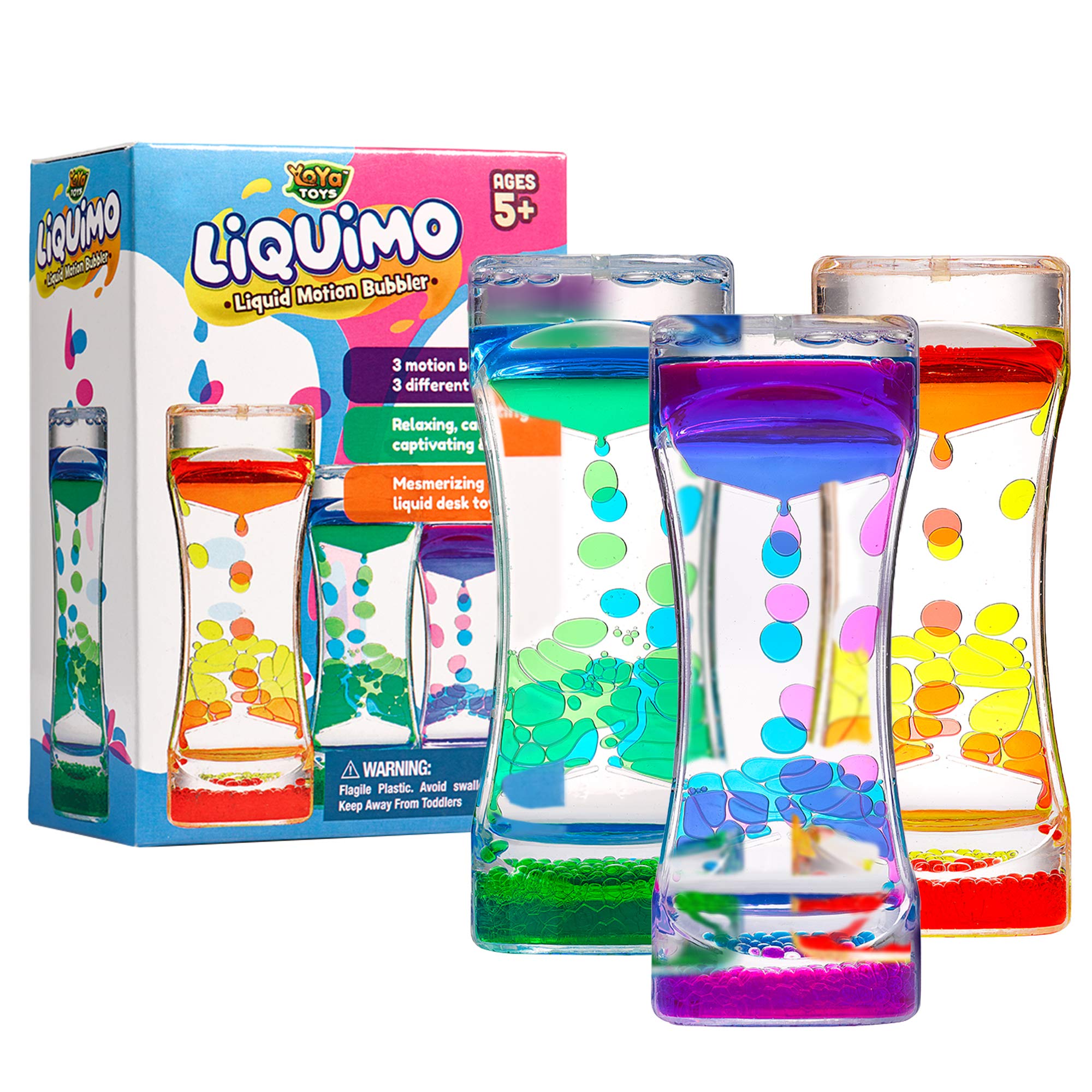 YoYa Toys Liquimo liquid motion bubbler colorful display
