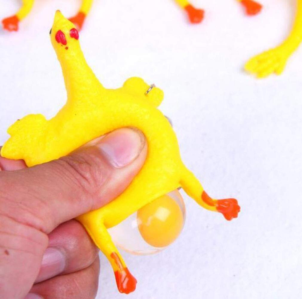 Soft rubber stress relief toy with water interior