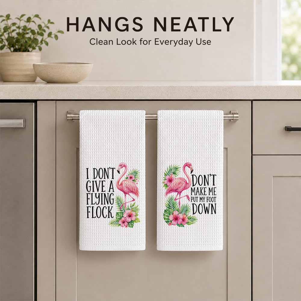 Durable easy-care towels for drying dishes and counters 16x24