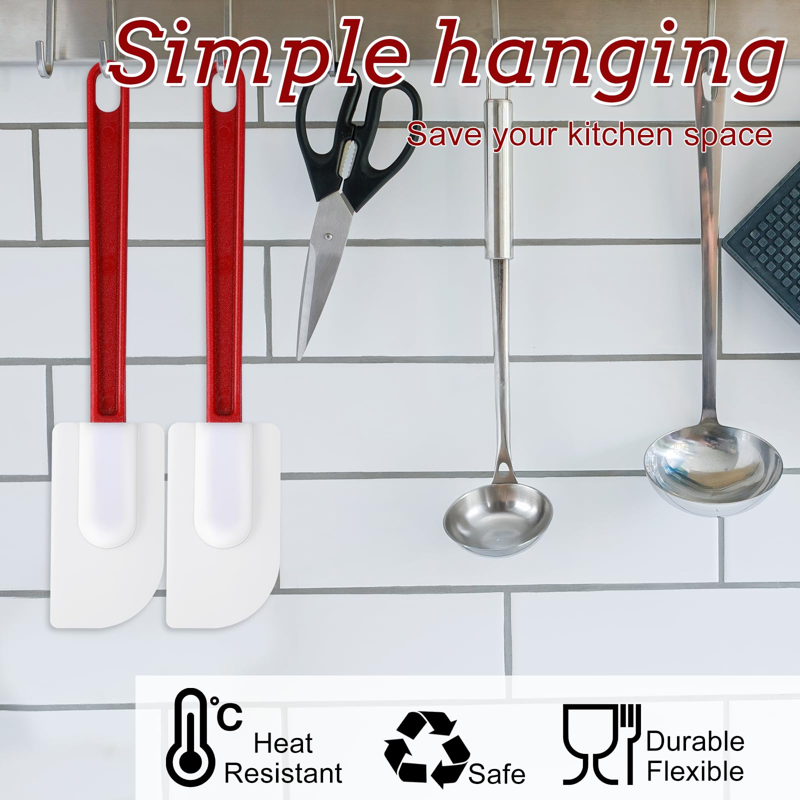 Non-stick silicone rubber spatulas for baking Yuanan