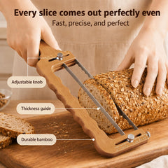 Stainless steel blade of YUANCHII adjustable bread slicer with non-stick coating