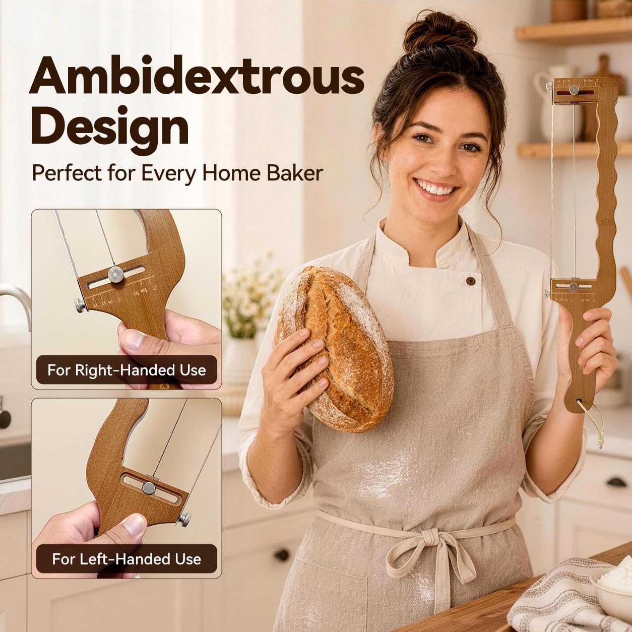 Top rack dishwasher safe and easy to clean YUANCHII bread slicer