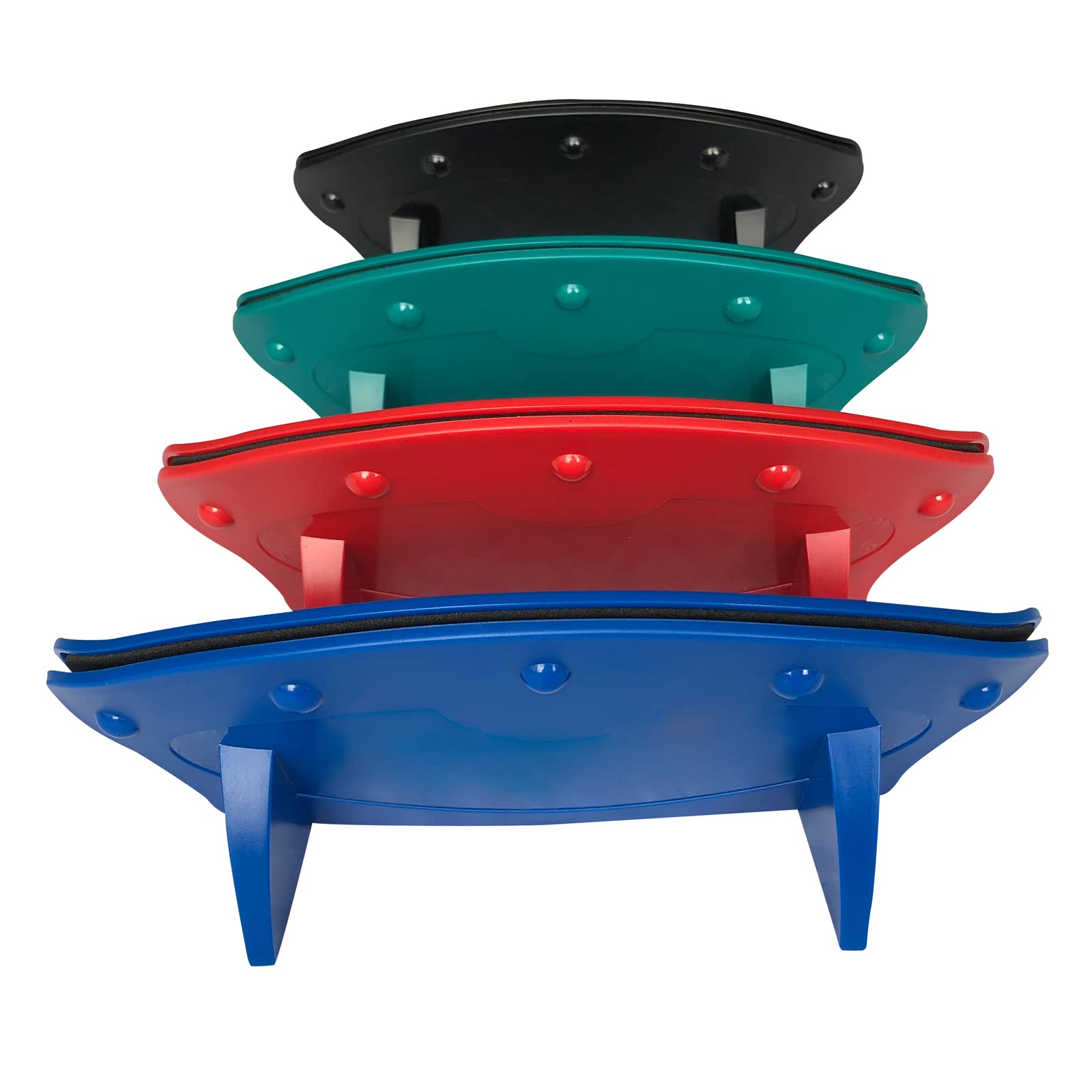 Yuanhe card holder stands on a table or is hand held for flexible use