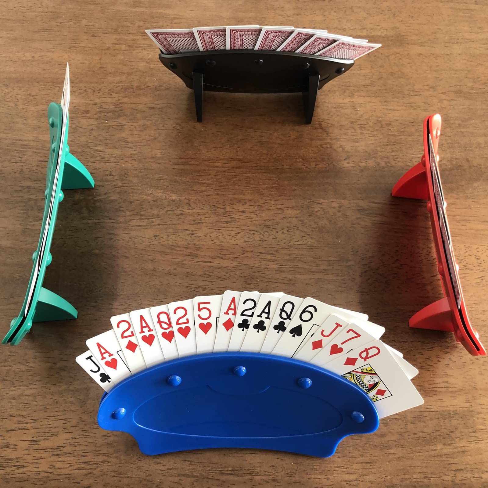 Includes 4 card holders per order cards not included