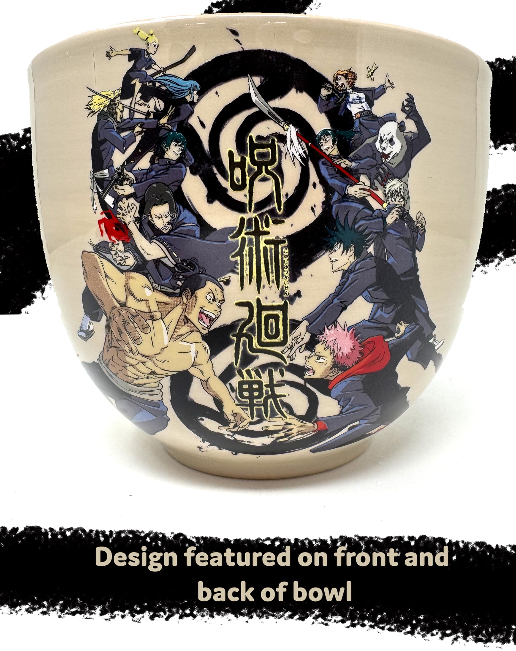 Yuji Itadori character artwork on ramen bowl