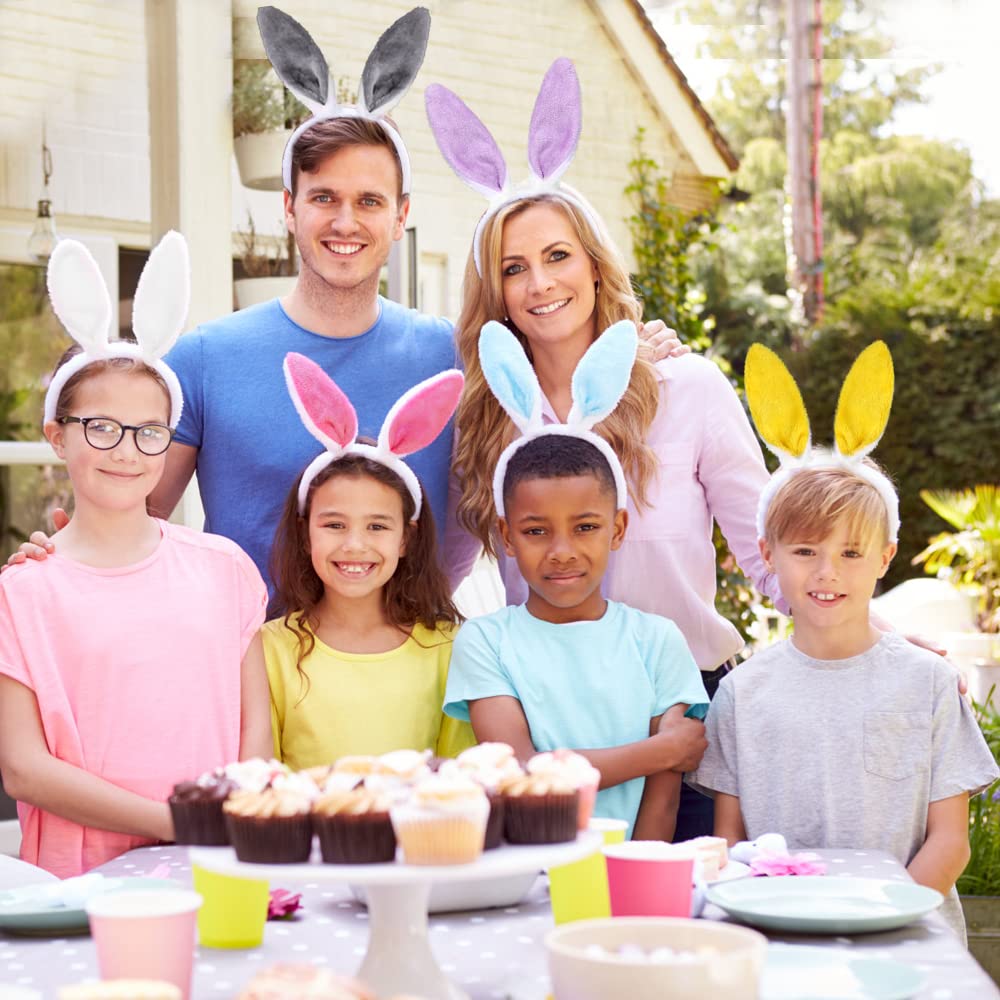 YUJUN bunny ears headband set 6 colors