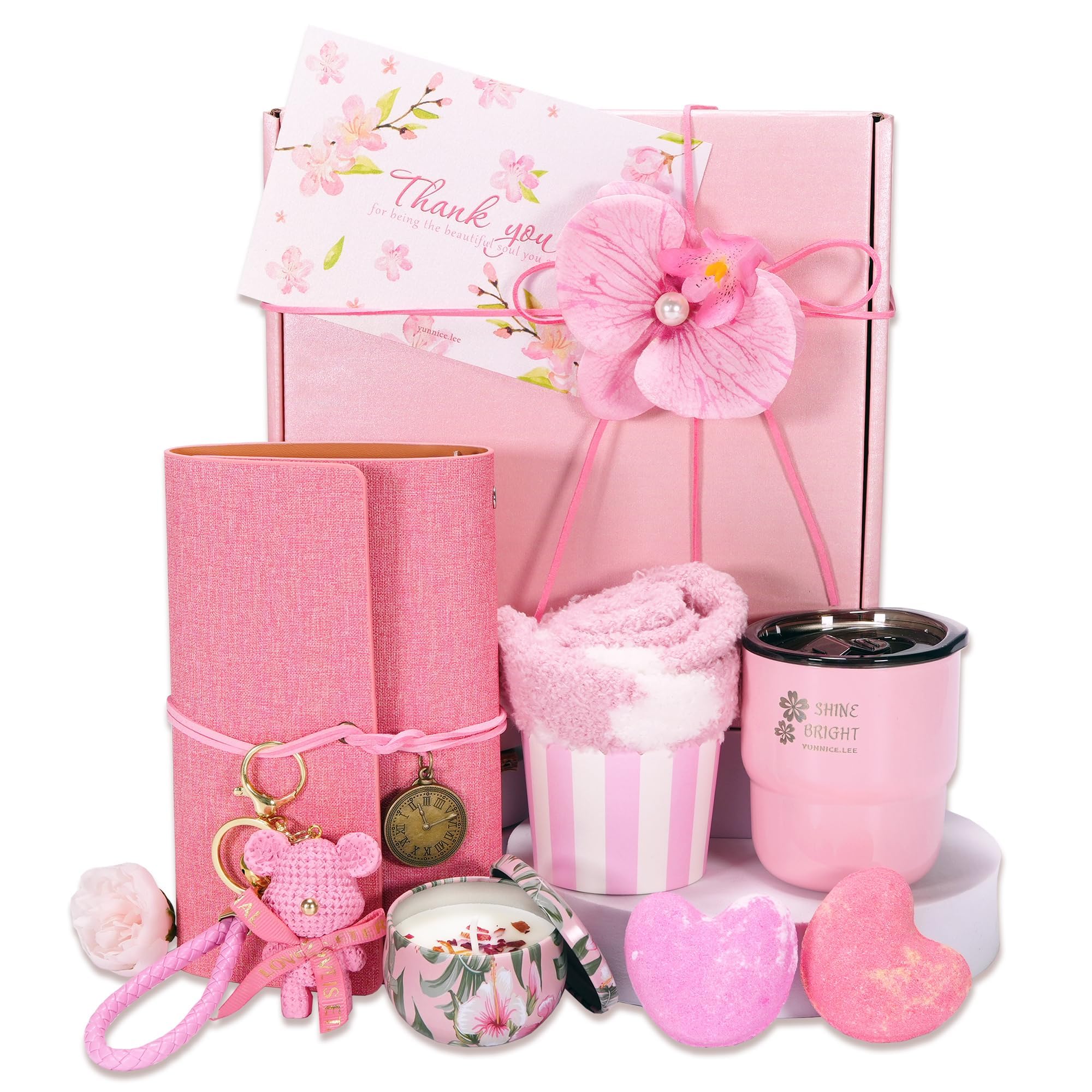 pink gift box by yunnice.lee for women