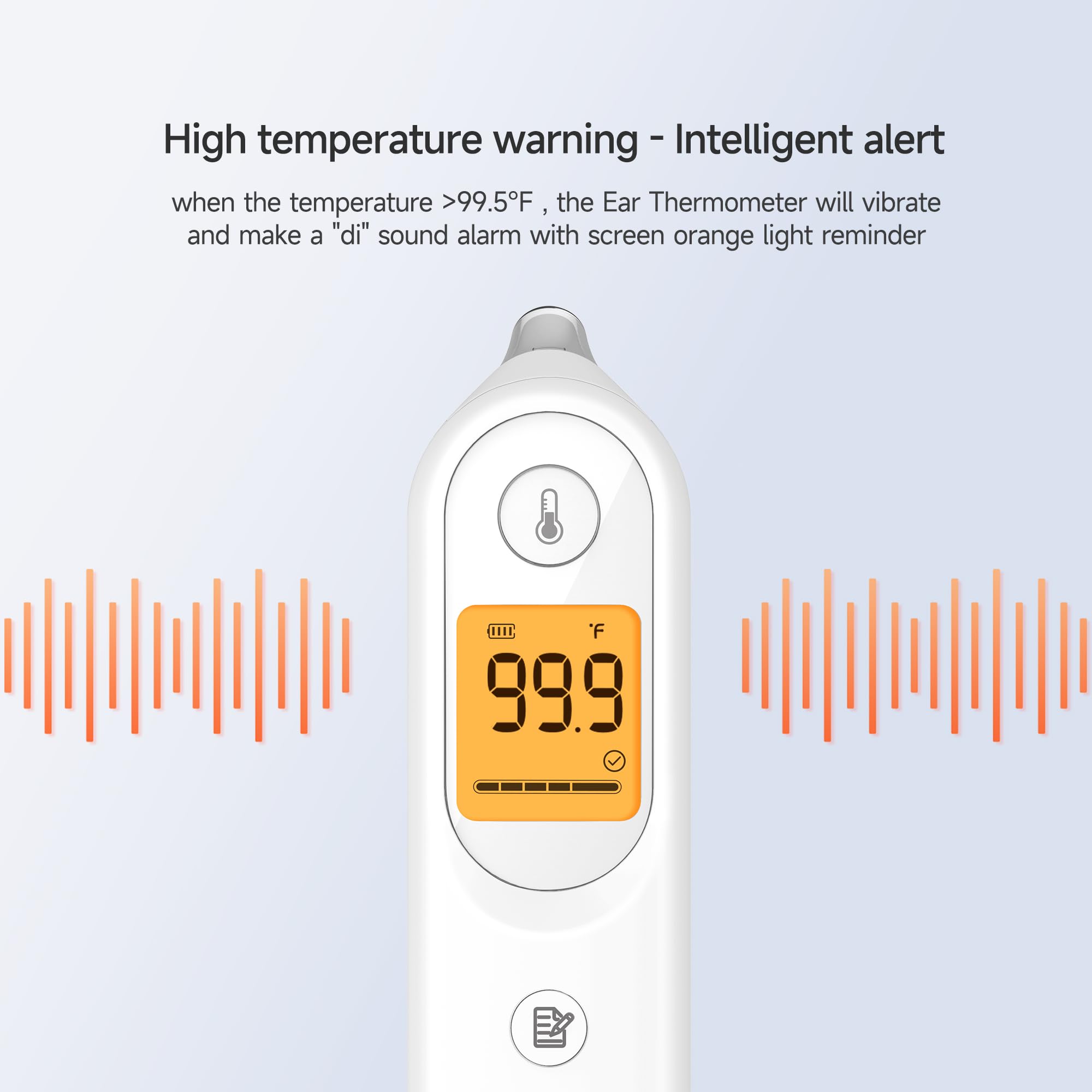 clinical accuracy thermometer with FDA registration and AAMI standard
