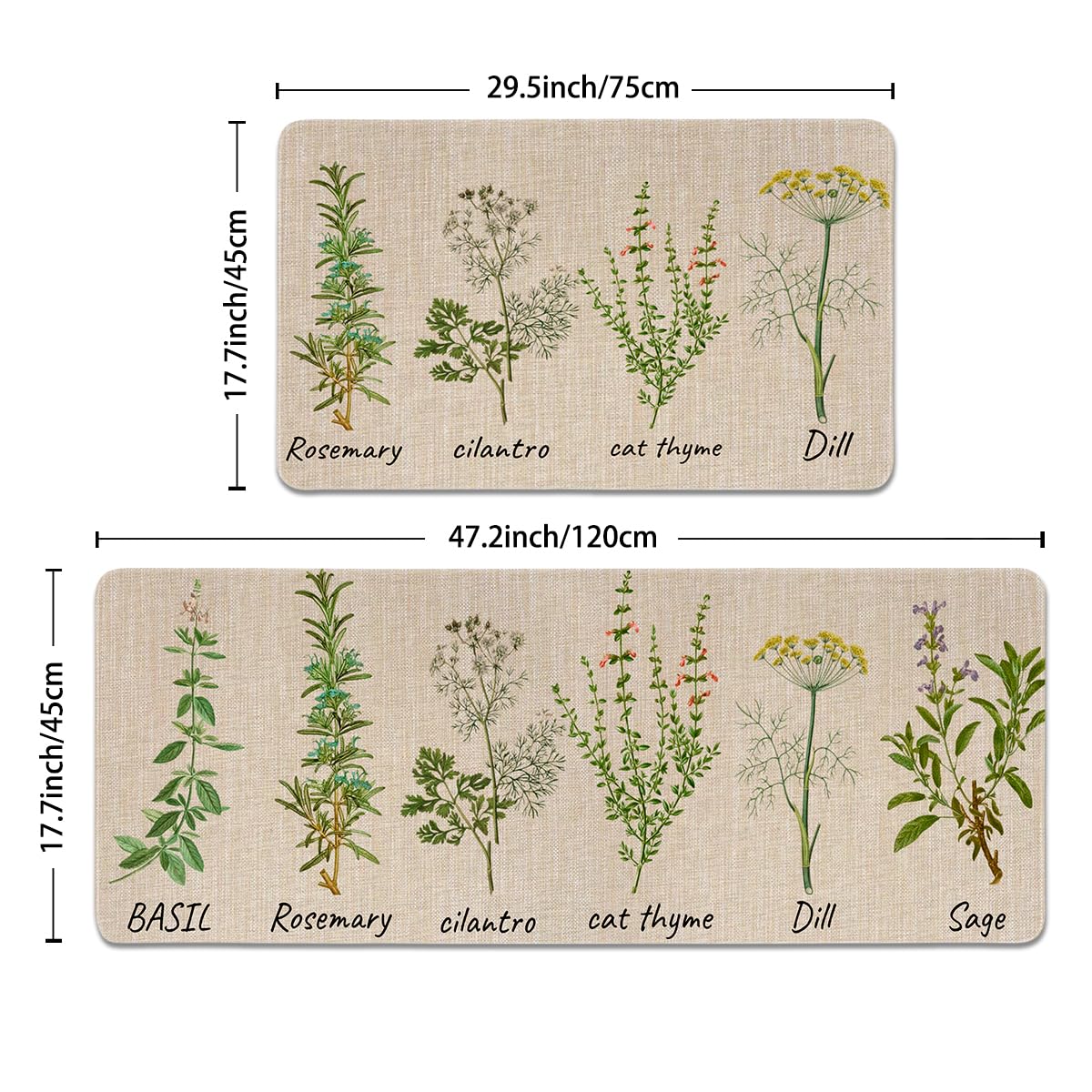 Two mats sized 17.7 x 47.2 inches for larger layouts