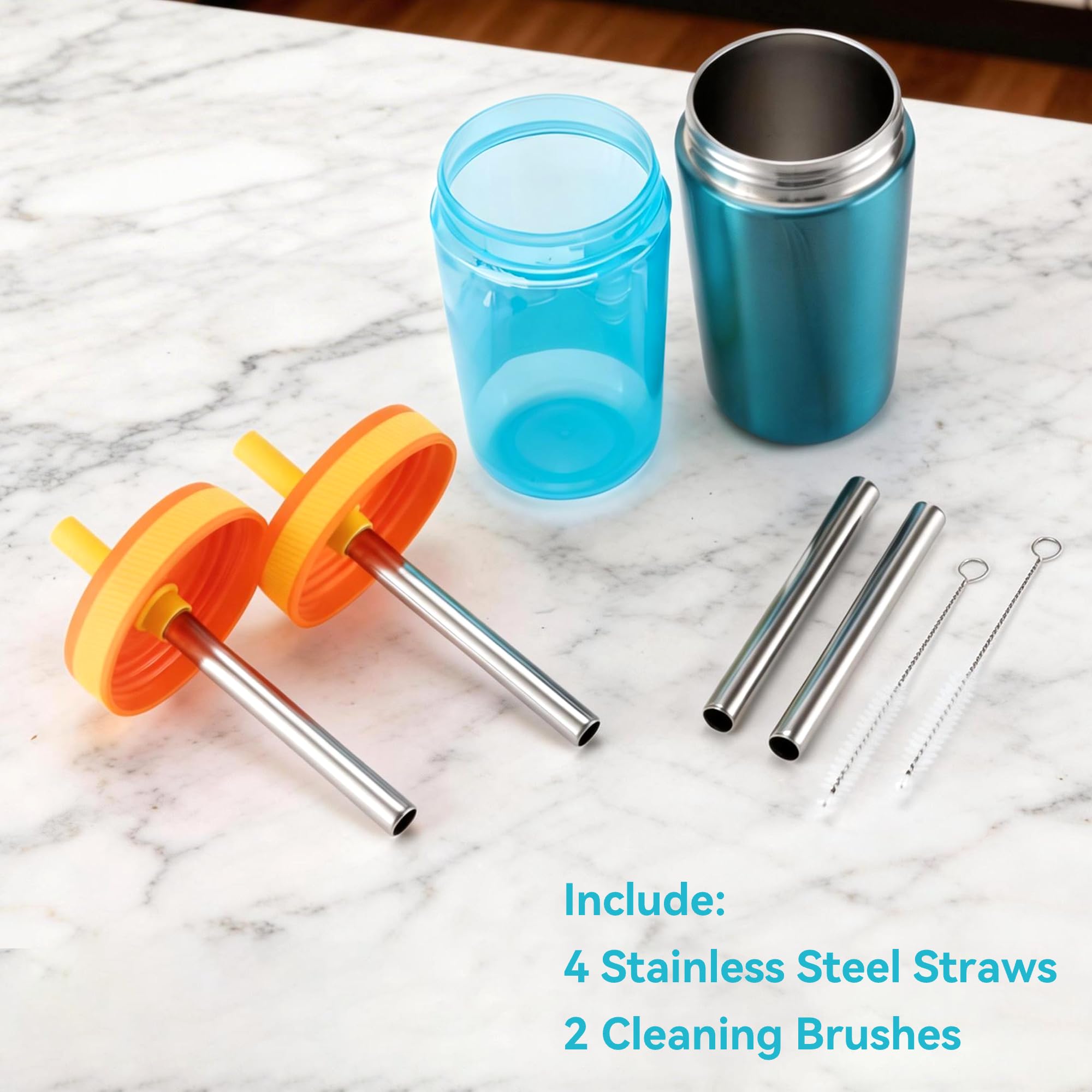 Stainless steel straw replacement for Zak Kelso 15oz and 12oz