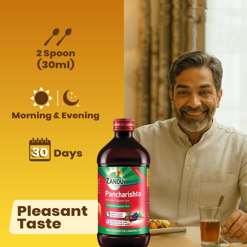 Zandu Pancharishta Tonic energy and vitality herbal tonic