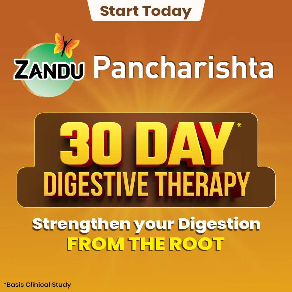 Pancharishta digestive tonic supports gut health 450ml