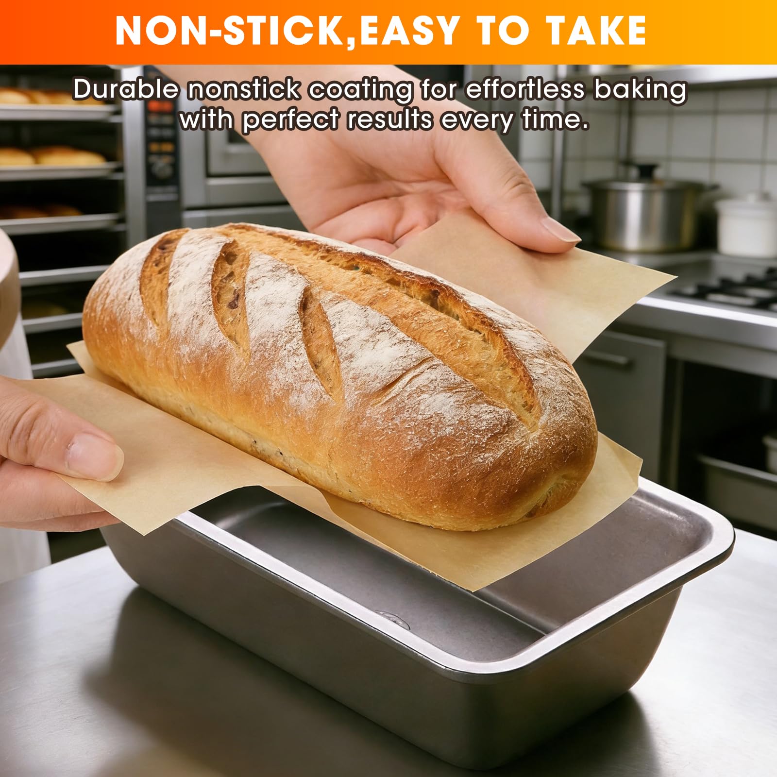 Non-toxic parchment paper for 9x5 loaf pan baking