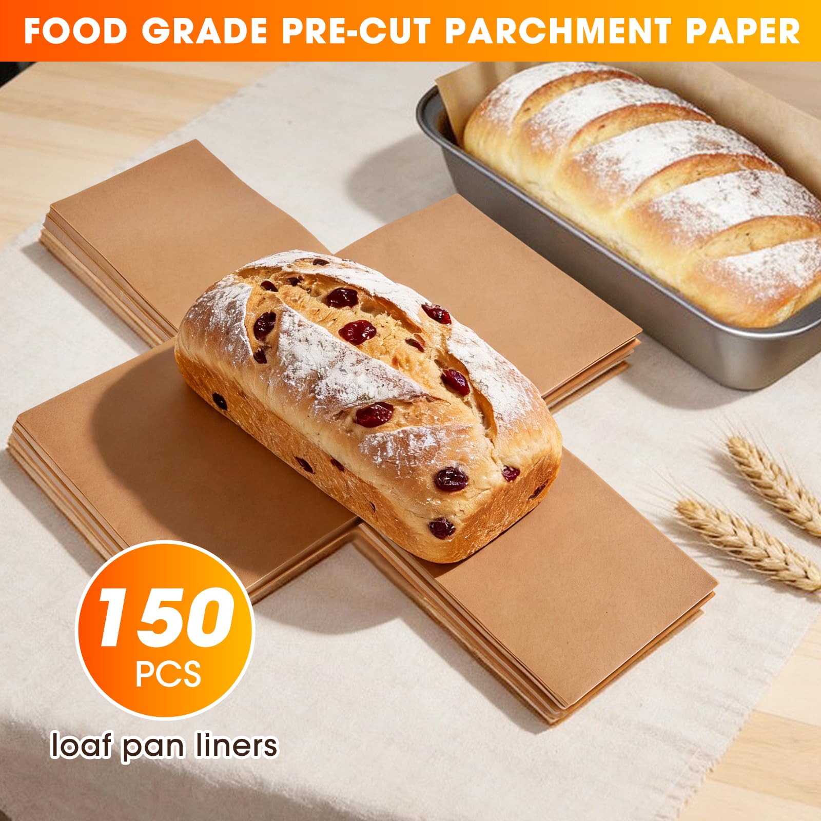 Microwave and air fryer safe loaf pan liners