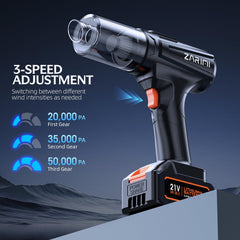 ZARIMI vacuum with brushless motor feature