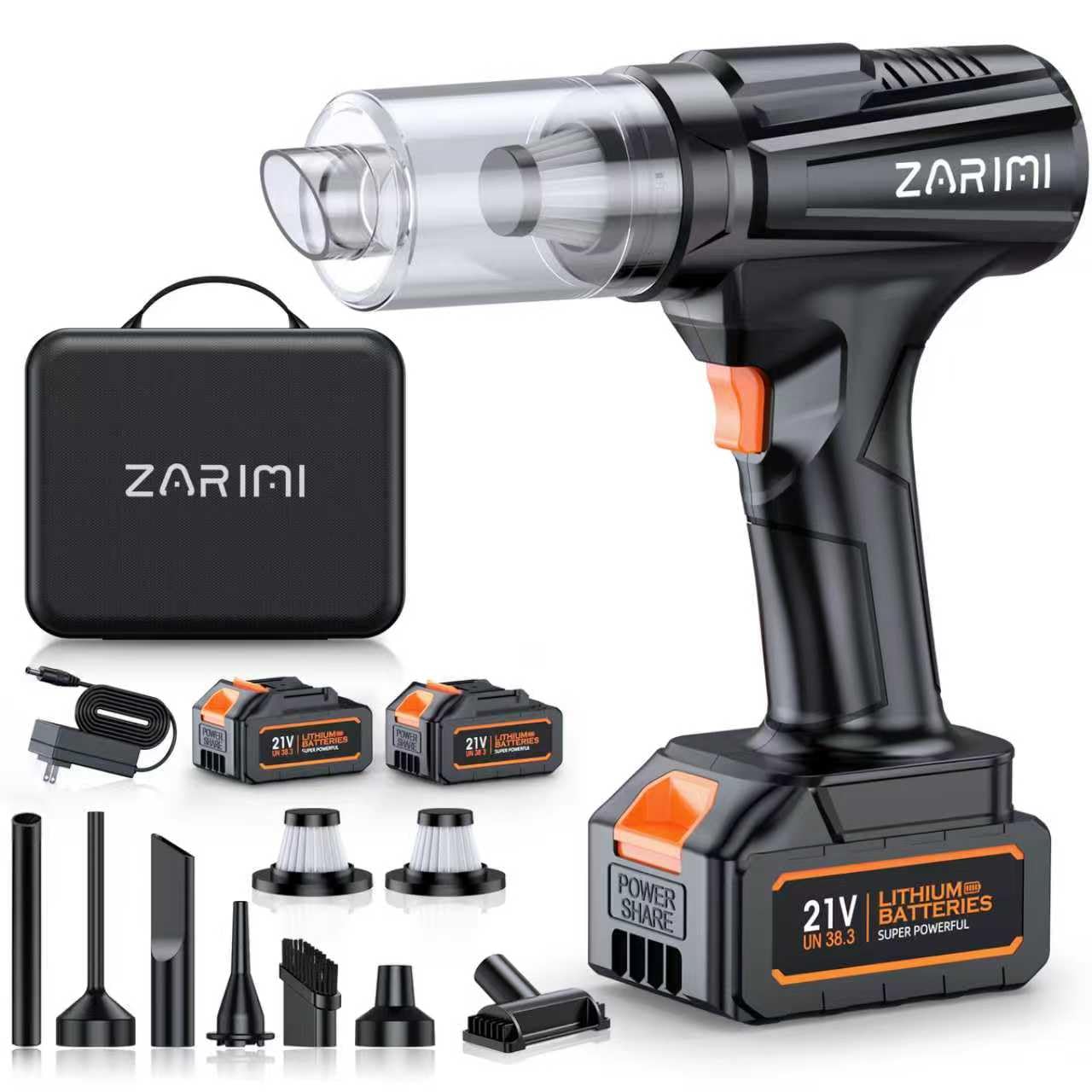 Product image of ZARIMI handheld cordless vacuum cleaner