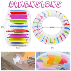 Wheel roller outer diameter 63 inches for kids play