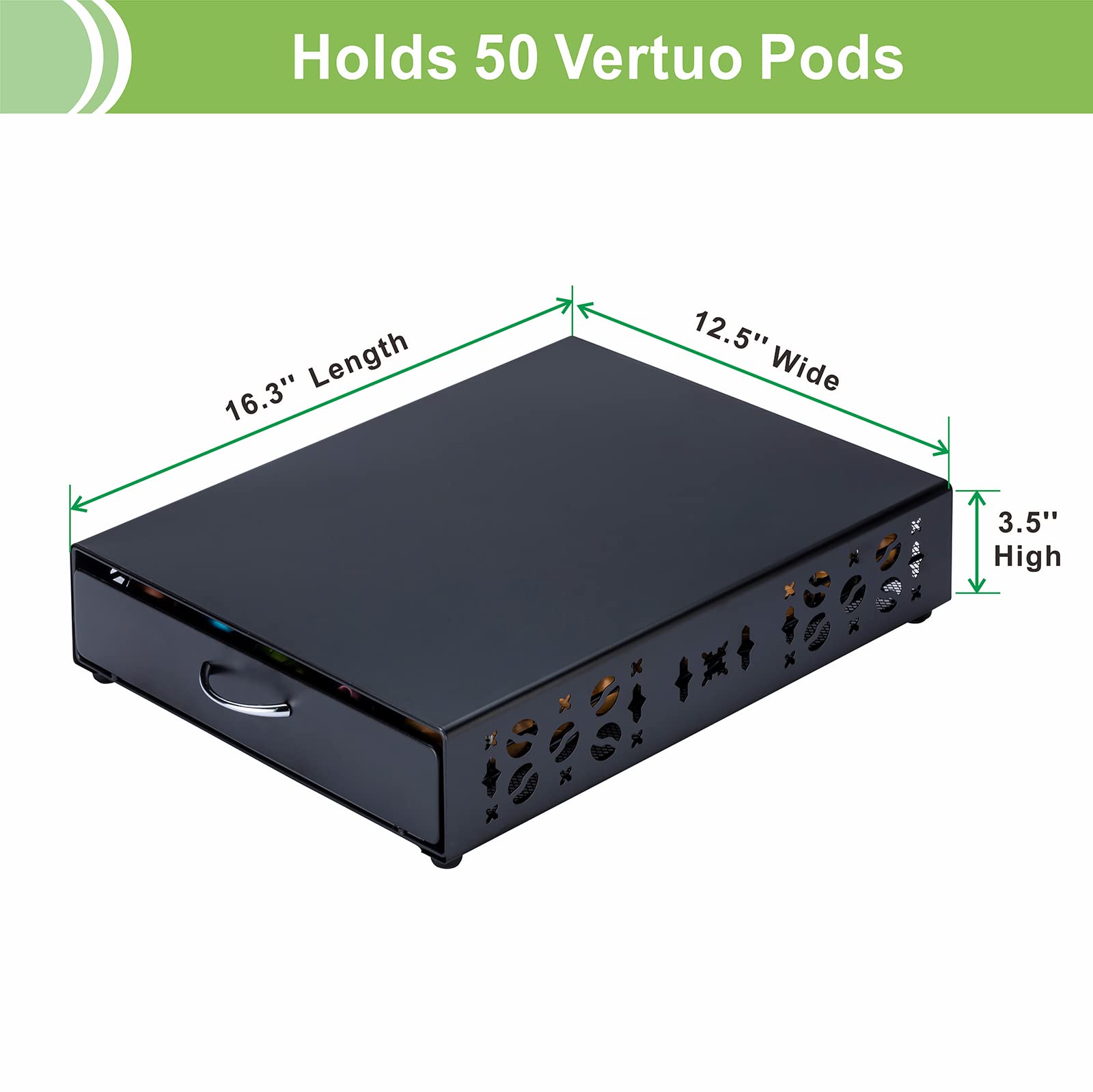 Sturdy powder-coated metal frame with anti-scratch finish
