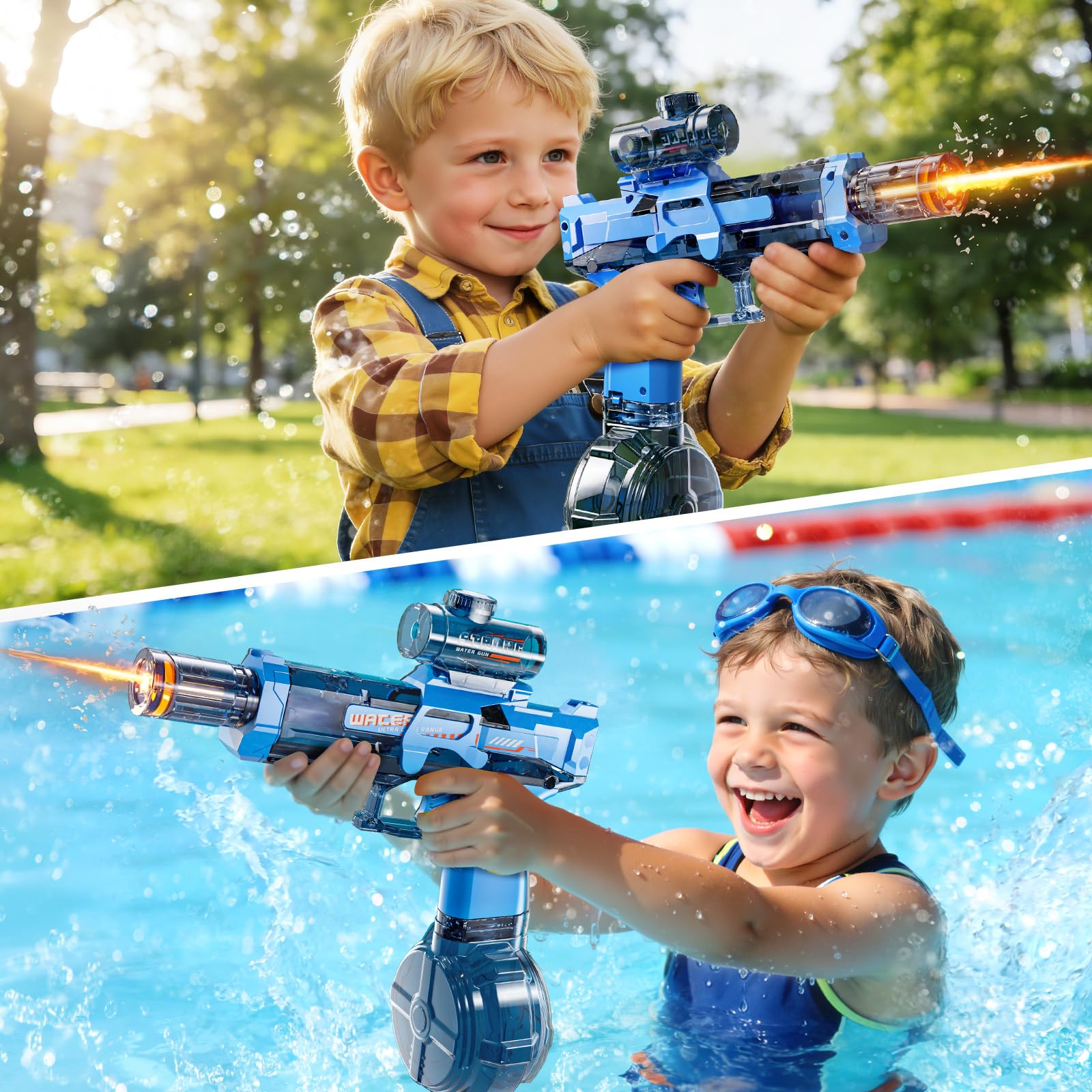 Durable ABS construction water gun by ZDRKWSM for kids