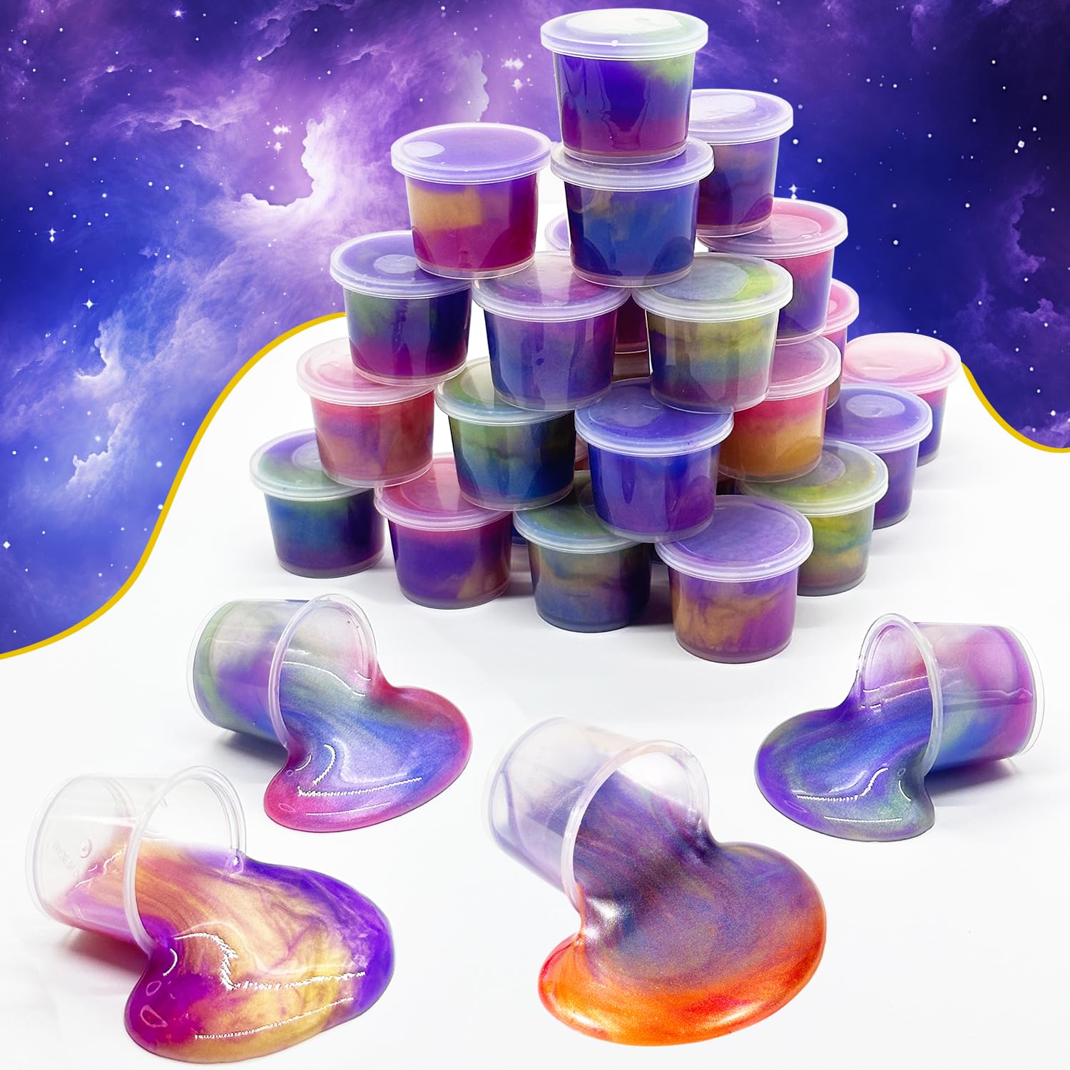 easter stocking filler galaxy slime putty 24pack image