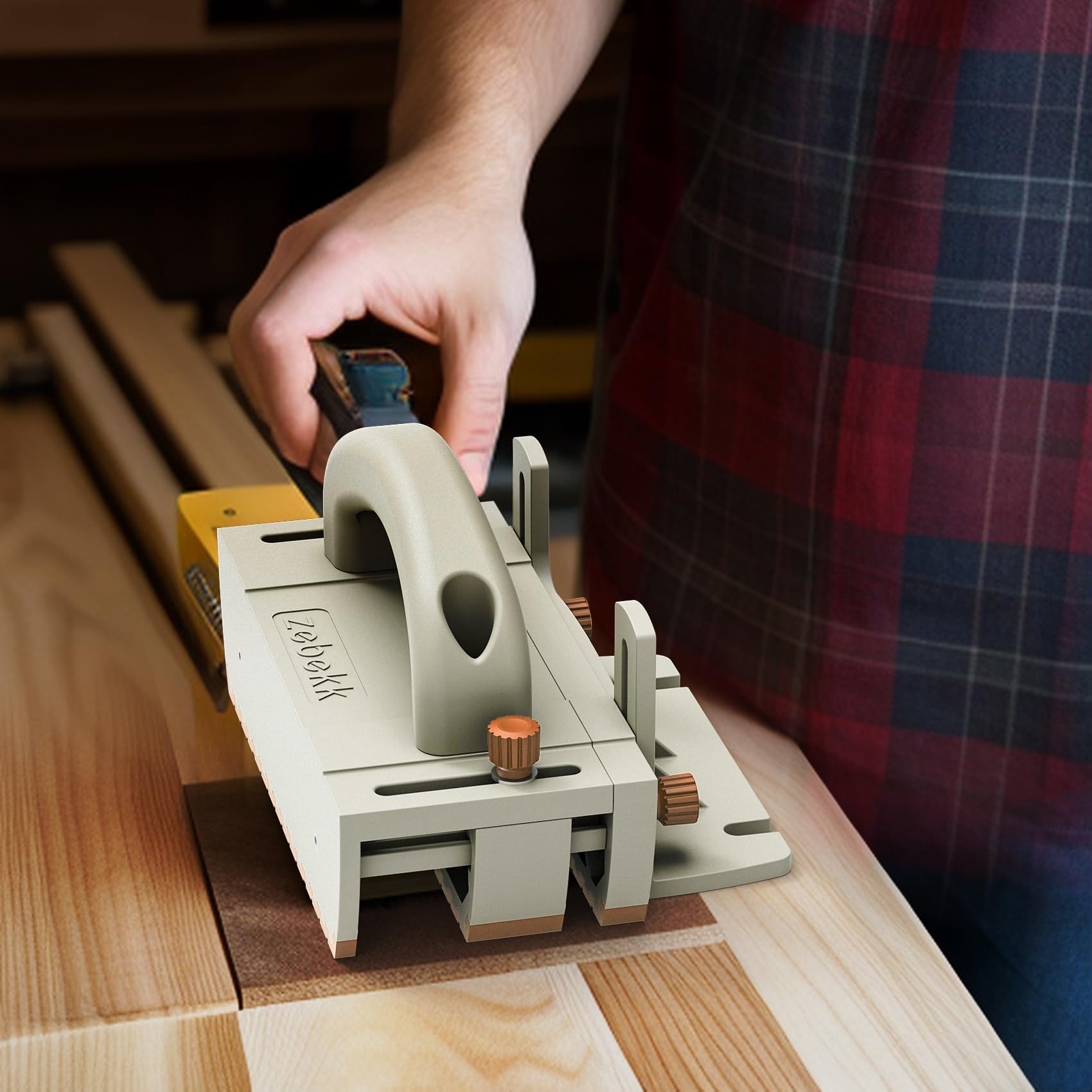 Easy to clean Zebekk Push Block with alcohol maintenance