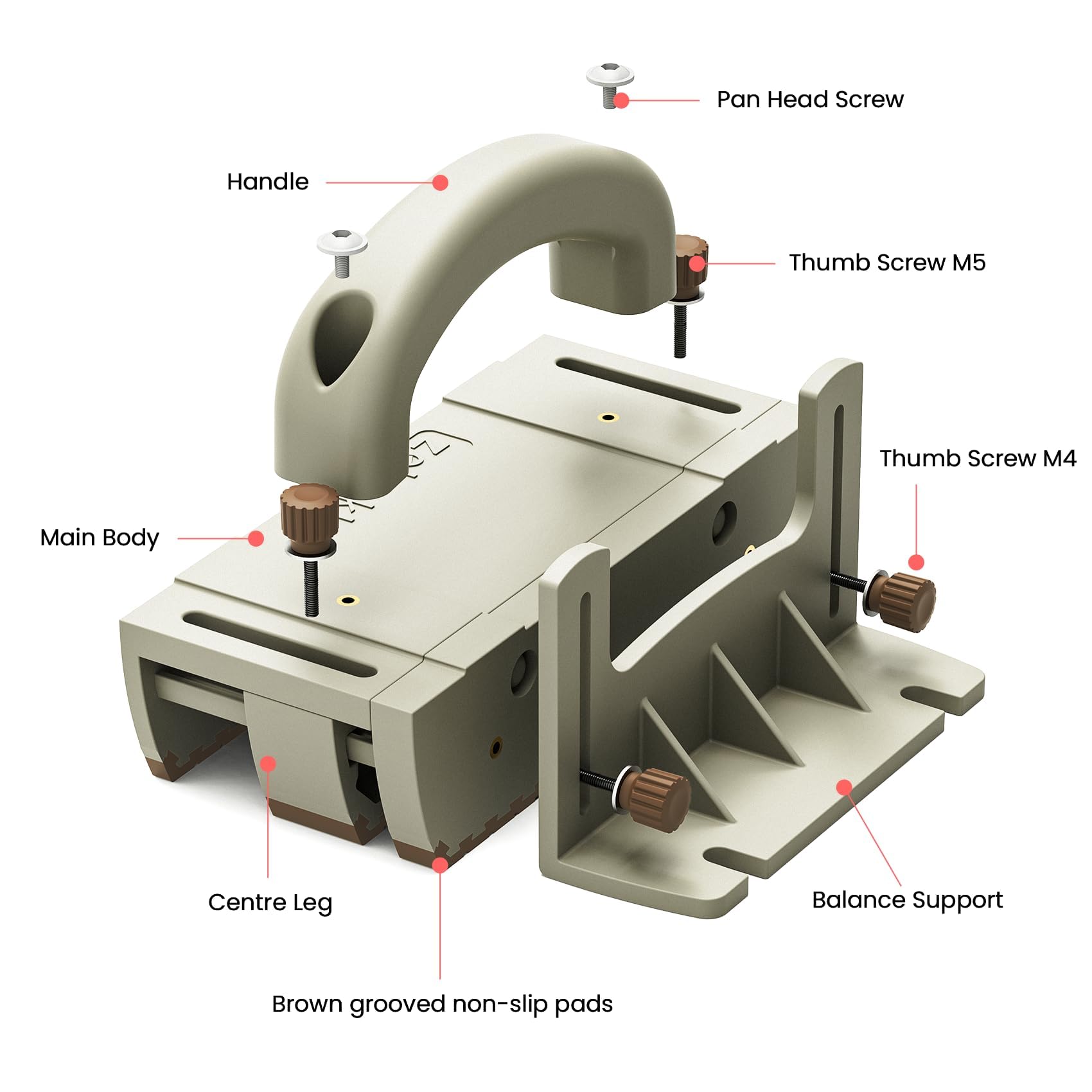 Push Block used with table saws and router tables
