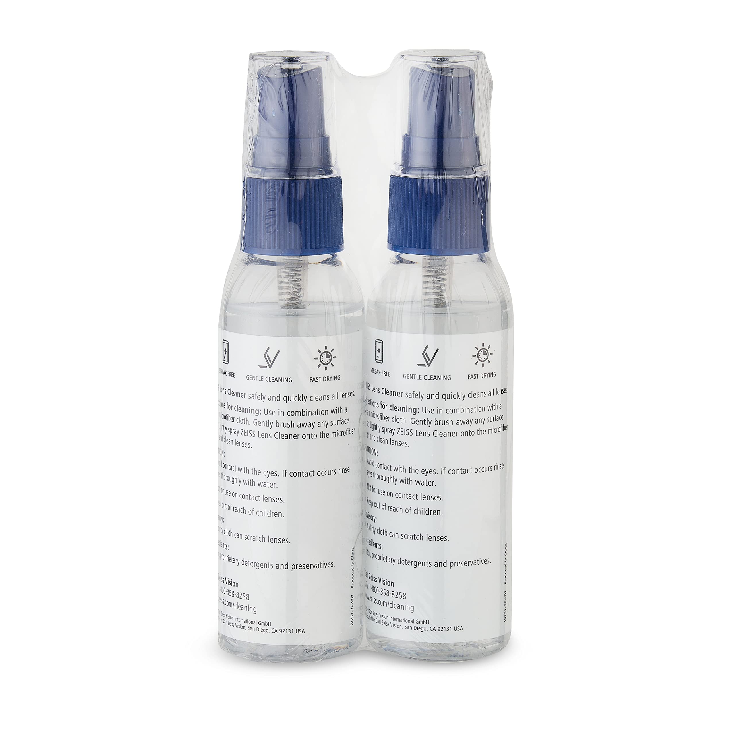 Eyeglass lens cleaner for coated lenses by ZEISS
