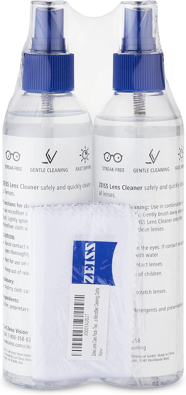 ZEISS microfiber cloths included with kit