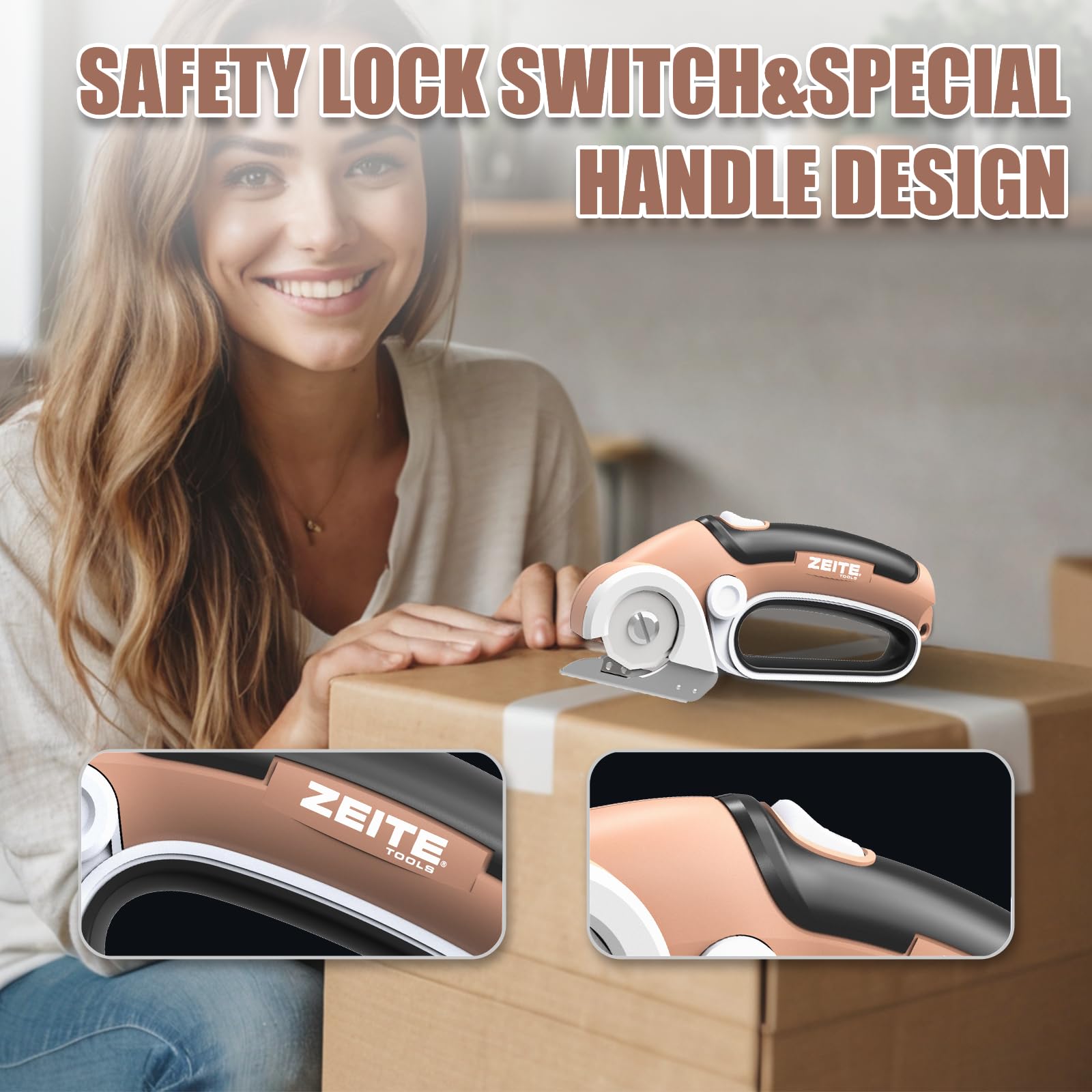 ZEITE aluminium blade guard and spare blade