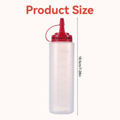 Red Zelphvt squeeze bottle for sauces