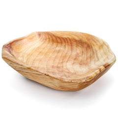 ZENFUN natural wood fruit bowl with root design