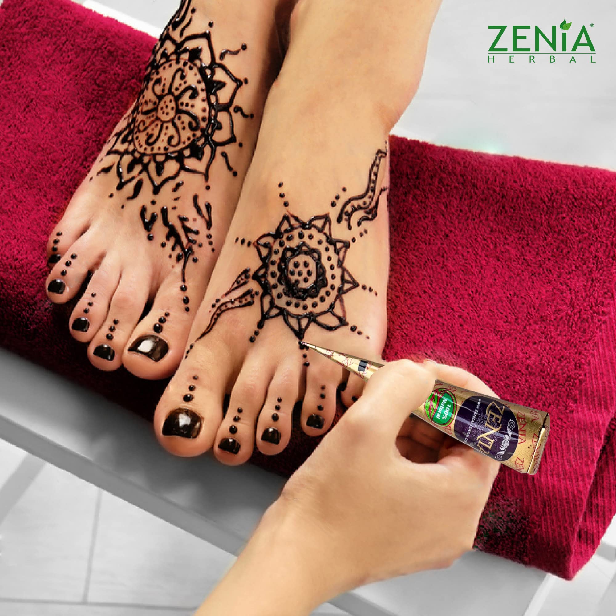 Zenia Indian body art paste cone 25 grams