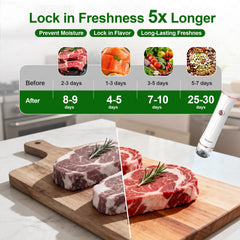 Cordless portable design of Zenlynk vacuum sealer highlighted