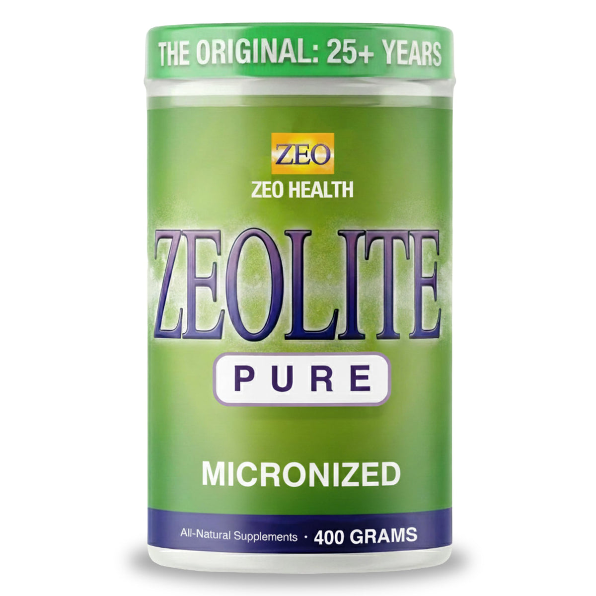 Zeolite Pure detox powder bottle 400 Servings