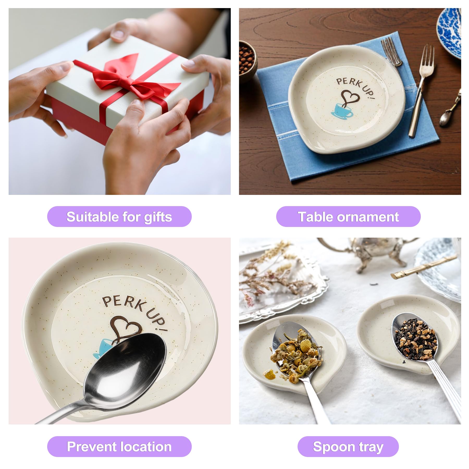ZeriLion coffee station accessory small spoon rest countertop