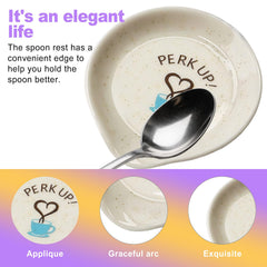 Compact ZeriLion spoon rest ideal for coffee bar