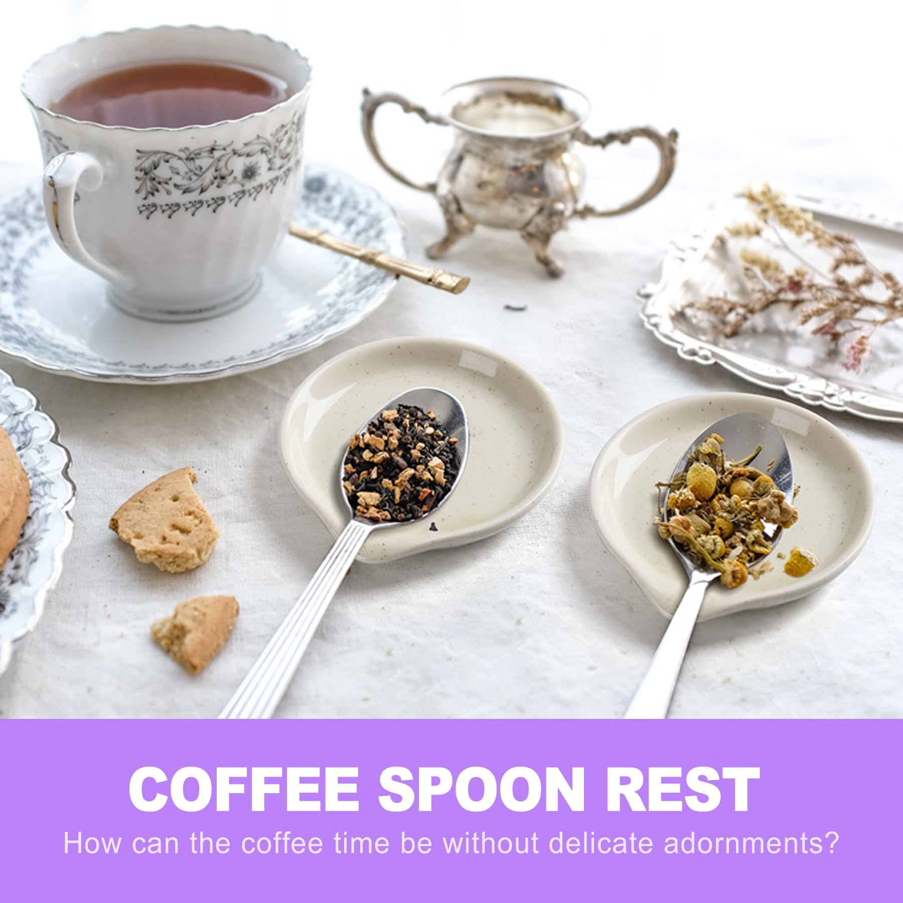 Demitasse spoon rest by ZeriLion for small spoons