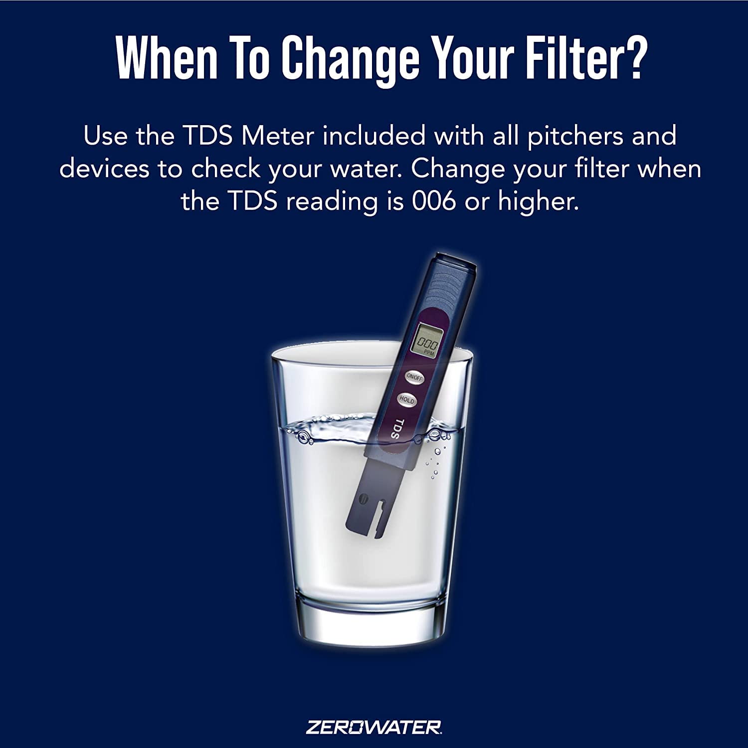 ZeroWater 4-pack cartridges for pitchers and dispensers