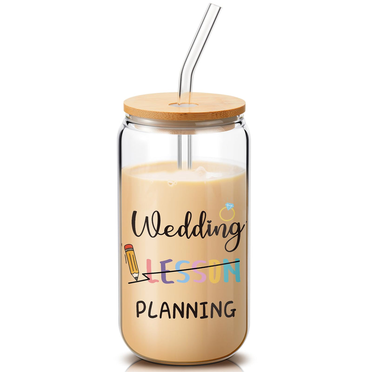 Zhehao 16 oz teacher glass cup