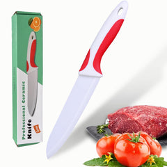 Zhiyun professional ceramic kitchen knife 6 inch red handle product image