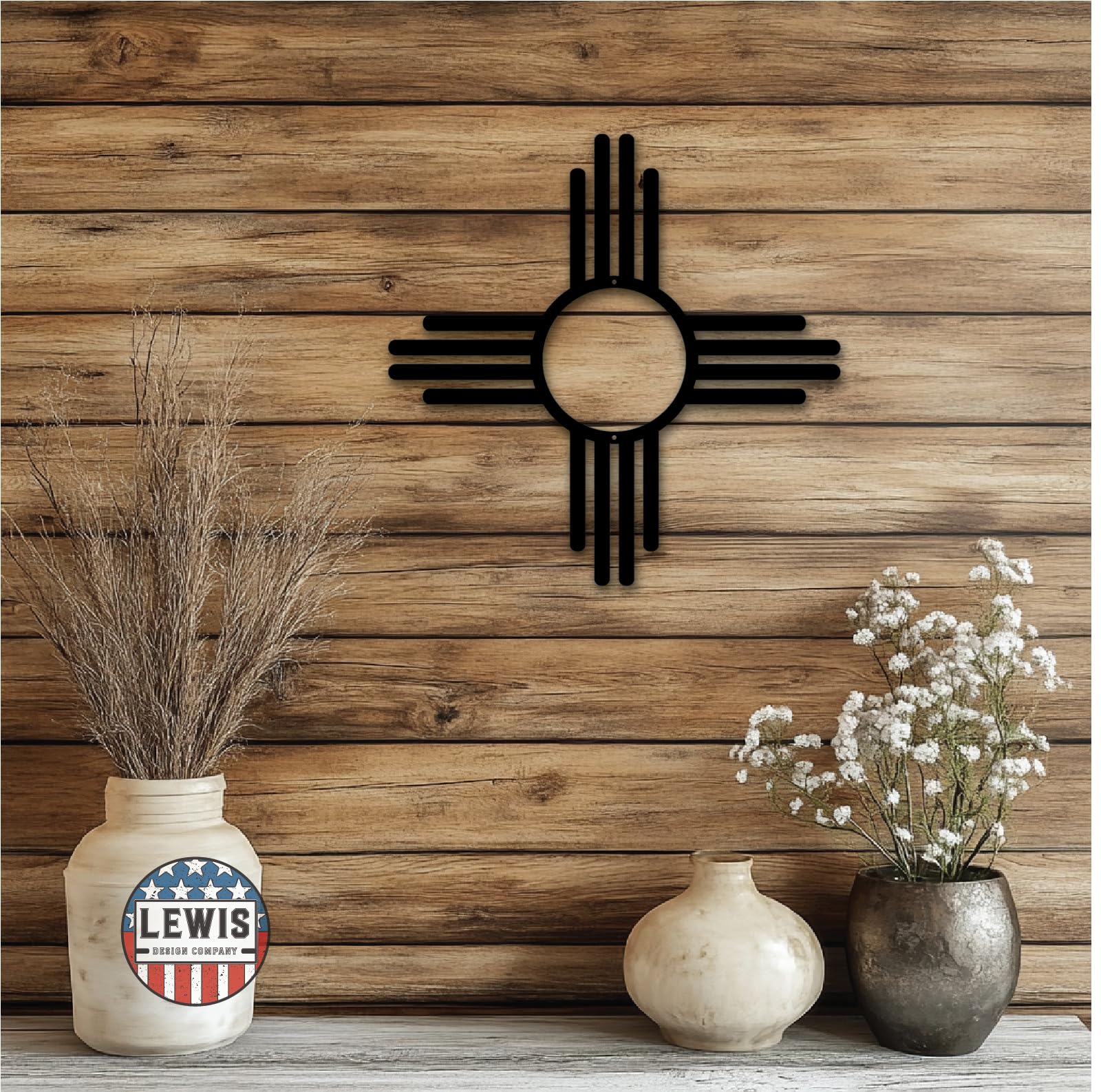 USA sourced 16 gauge steel sign by Zia Sun