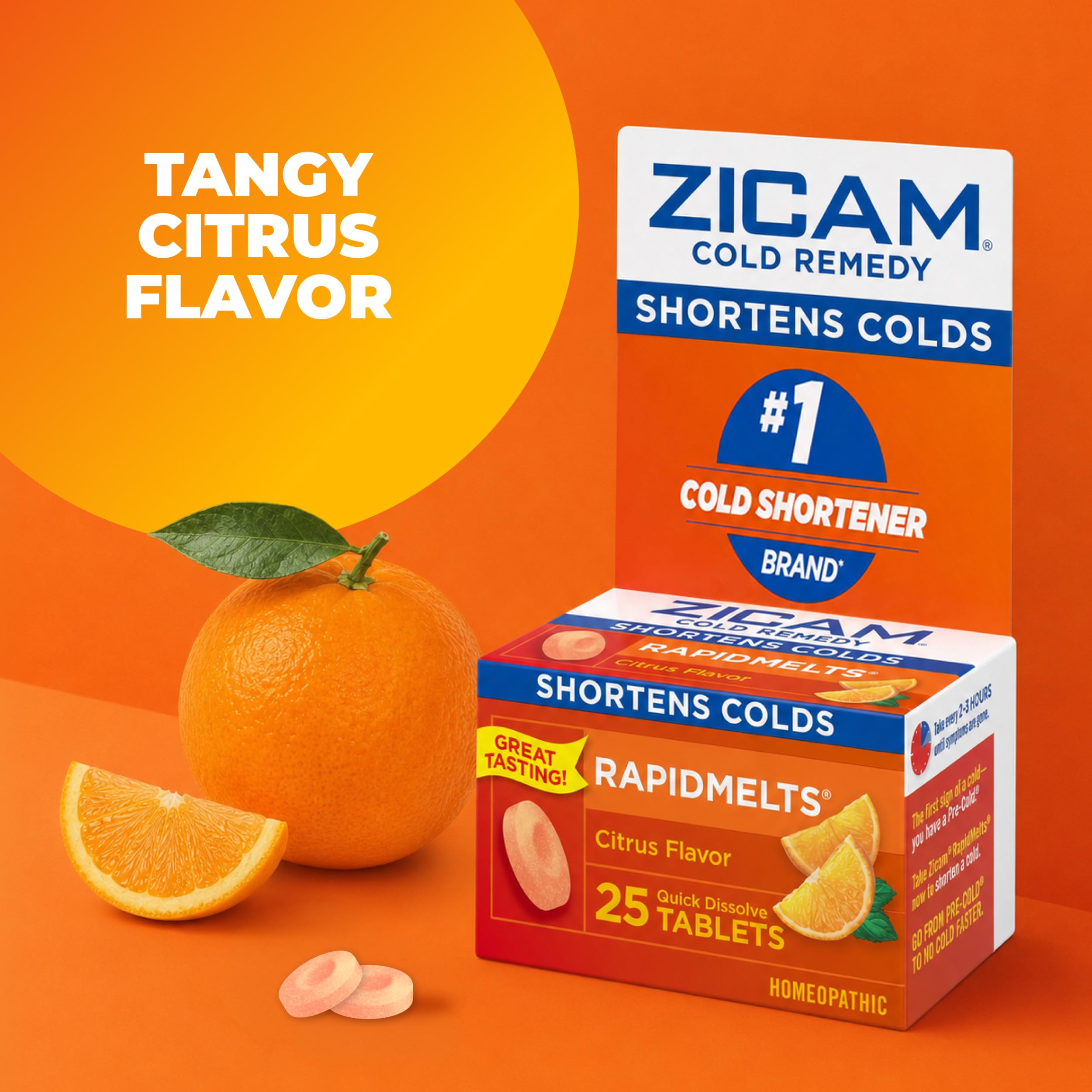 Box and blister pack for Zicam Cold Remedy RapidMelts