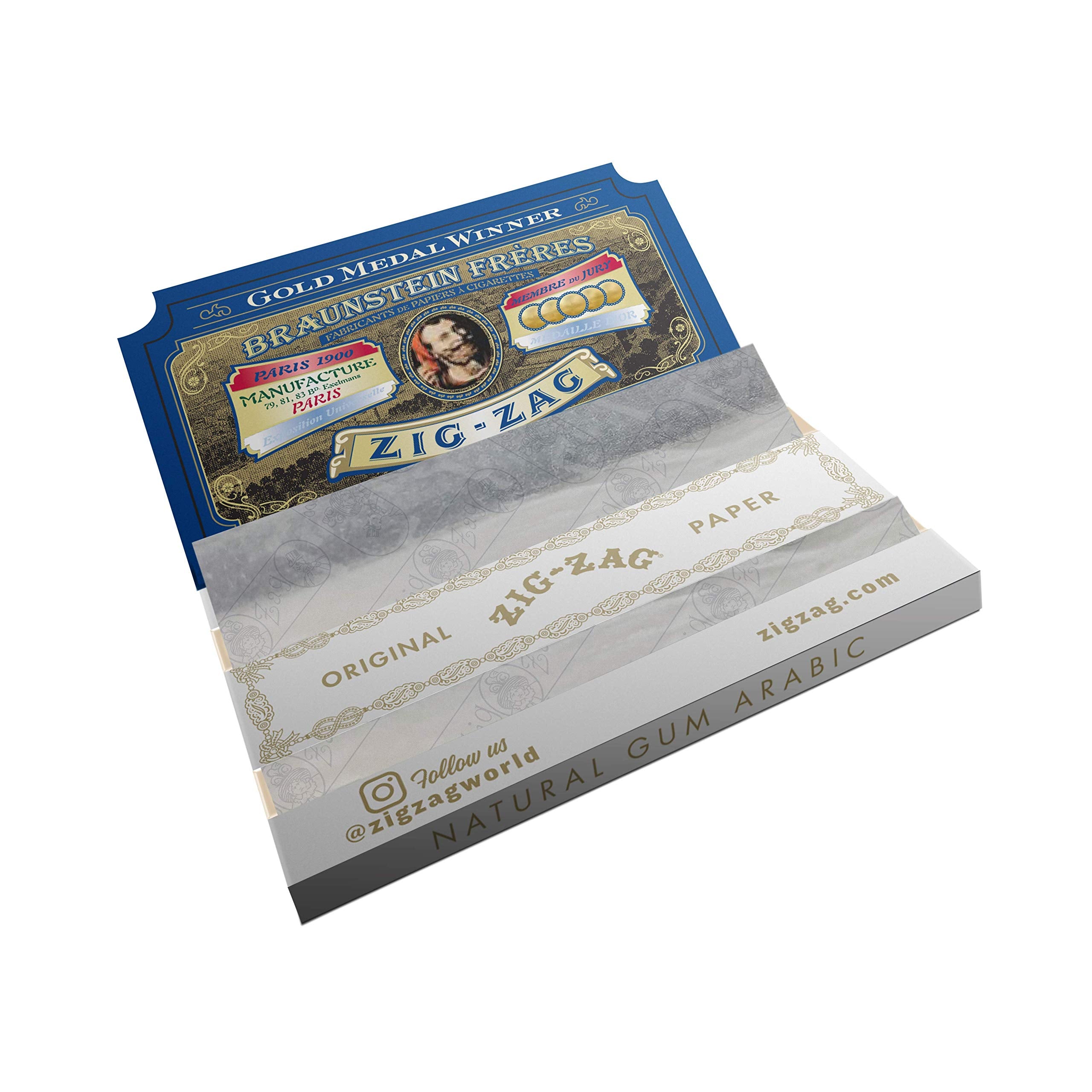 Pack contains 6 booklets in Zig-Zag pack