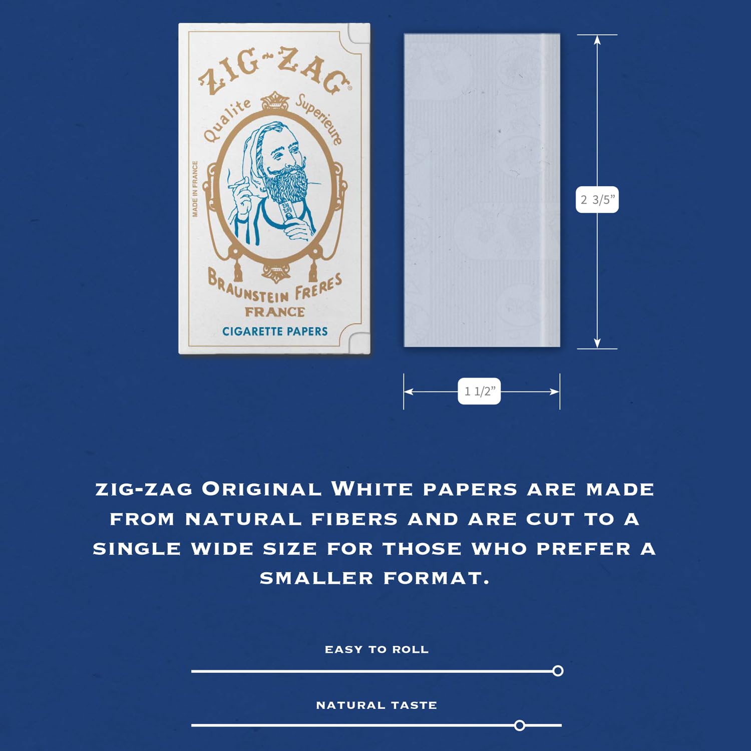 Made in France Zig-Zag rolling papers