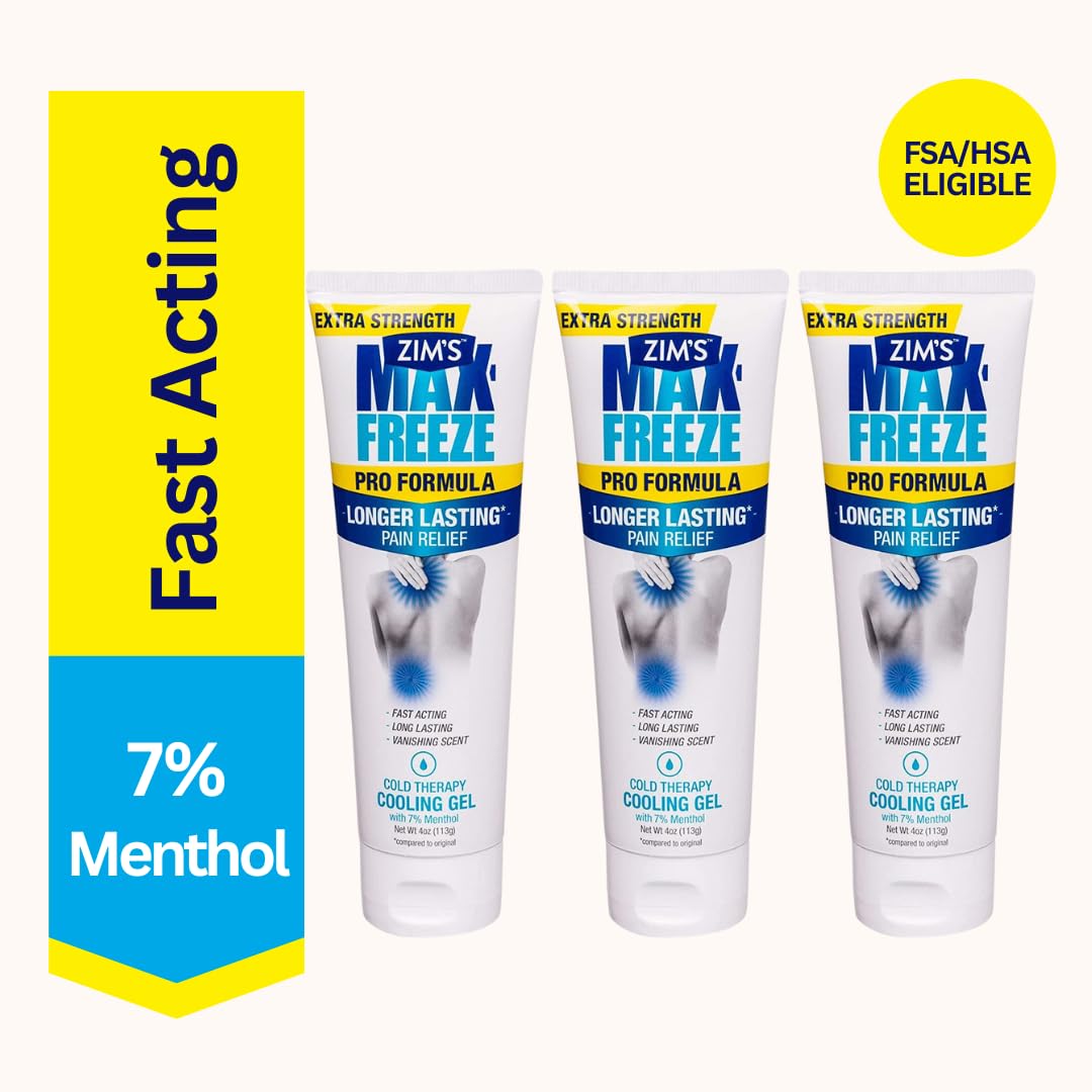 Zim's Max-Freeze Pro Formula Gel deep penetrating relief