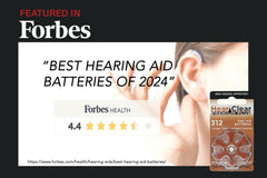 Size 312 zinc air battery suitable for digital hearing aids
