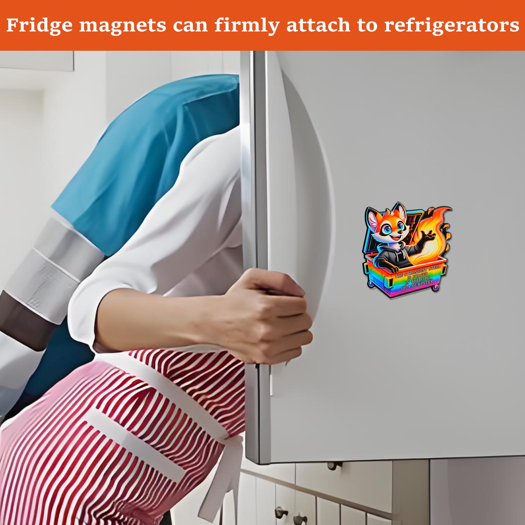 Zinc alloy fridge magnets durable artwork