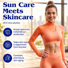 Sheer mineral sunscreen with no white cast for all skin tones
